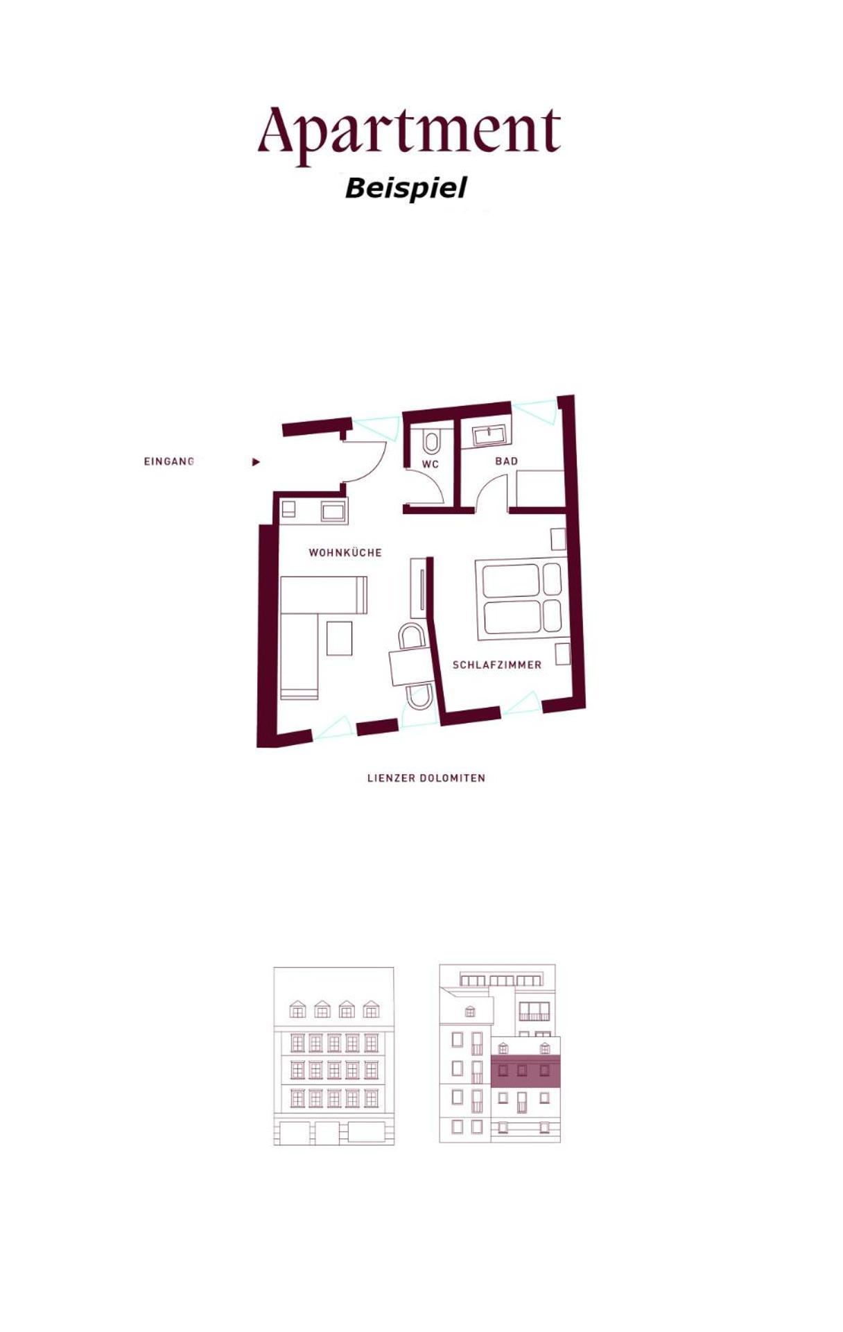 Apartmenthaus Nr 1 Lienz Eksteriør billede